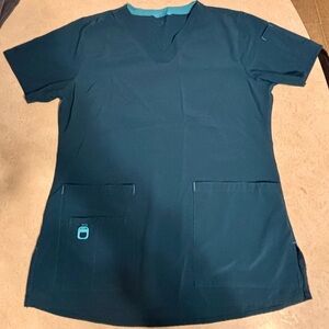 Teal V-Neck Scrub Top-Carhartt